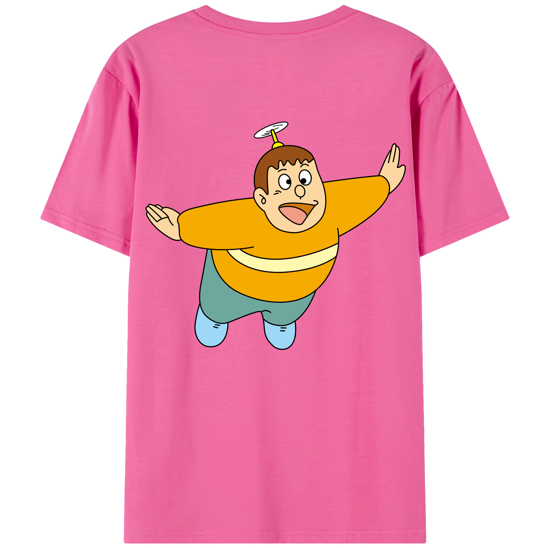 （画像用） ドラえもん 剛田武 Doraemon Gouta Takeshi レディース半袖Tシャツ(バックプリント)
